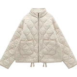 Mia | Trendige und elegante Winterjacke – Aprikose