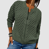 Desiree™ Luxuriöser Strickcardigan – Grün