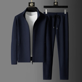 Rilan – Stilvolles, lässiges Zweiteiler-Set – Marineblau