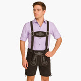 Traditionelles Kostüm set für Herren - Oktoberfest 2025 – Dunkelbraun