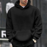 LYON – Der flauschige Unisex-Hoodie für den Herbst – Schwarz