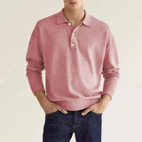 Maxim – LANGARM-POLOSHIRT – Rosa