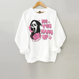 Lässiges halloween-sweatshirt – Weiß