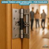 1+1 Gratis | ScharnierKamerad™ Zuverlässige Türsteuerung – Silber