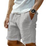 Herren Sommer Shorts mit Gummibund und Kordelzugverschluss – Grau