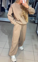 LUMINA – Glänzendes Lounge-Set – Khaki