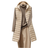 Bequeme Lange Damen Bodywarmer - Rianne – Khaki