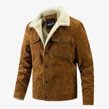 Cyrus - Die Ultimative Winter-Bomberjacke für Herren – Hellbraun