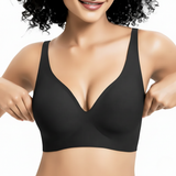 Rynessa – Ultimativer Komfort Wireless Plunge-BH – Schwarz