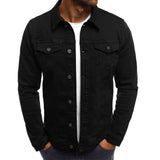 Casual Herren Denim Jacke - Mason – Schwarz