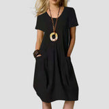 Amelia | Alltagstaugliches Kleid – Schwarz