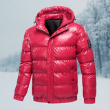 Designer Daunenjacke für Männer – Rot