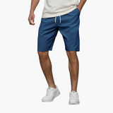 Bequeme Shorts mit Kordelzug für Herren - Freizeitmode – Marineblau