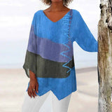 Norah - Elegante Bluse – Blau