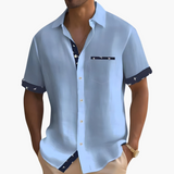 Modernes Slim Fit Hemd für Herren - Stilvoll & Bequem – Blau
