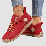 Mia - Bequeme Orthopädische Sneakers – Rot