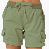 Bequeme Cargoshorts für Damen - Perfekt für Freizeit und Alltag – Grün