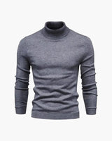 Cameron | Slim Fit Herren Rollkragen Strickpullover – Grau