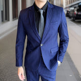 Eleganter Hochzeitsgastanzug Herren | Hochzeit, Business und Ereignis – Blau
