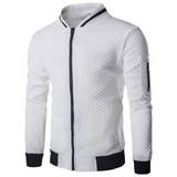 Pullover Herren Mit Reißverschluss | Modernes Cardigan Design – Weiß