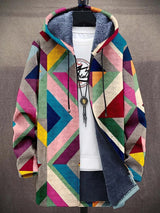 Quade | Künstlerischer Cardigan aus hochwertigem Stoff – Mehrfarbig
