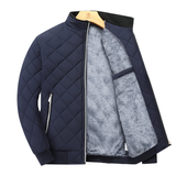 Fleecejacke Herren | Stehkragen Mit Reißverschluss – Blau