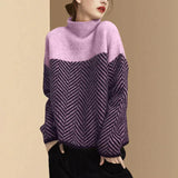 Esther - Retro-Pullover – Lila