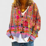 Matilda - Warmer und stilvoller Cardigan – Rot