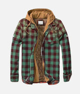 Eleanor™ | Stylische Patchwork-Karo-Jacke – Grün