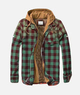 Sebastian | Quilted Patchwork Jacket – Grün