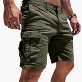 Herren Cargo-Shorts in Knielänge mit schnell trocknendem Stoff – Grün