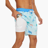 Sommer Shorts mit Kordelzug - Herrenmode für heiße Tage – Blau 2