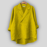 Sabine - Linen Blouse – Gelb