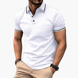 Kian - Modernes Poloshirt – Weiß