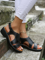 FashionFlex - Orthopädische Damensandalen – Schwarz
