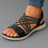 Sanarita - Leichte Orthopädische Sandalen – Schwarz