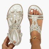 Boho Style Orthopedic Sandals für Frauen – Comfort & Style – Silber