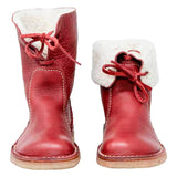 Nele – bequeme und gemütliche damenstiefel – Rot