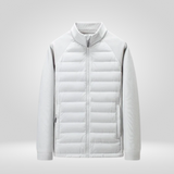 Herren Winterjacke | Kompakte Form mit klarer Linienführung – Weiß