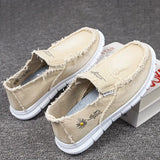 Gordon - Atmungsaktive Rutschfeste Loafers – Kaki