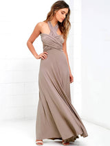 Serene - Umwandelbares Maxikleid – Khaki