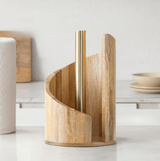 WoodRipple – Toilettenpapierhalter aus Holz – Naturholz