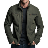 Raufeld – Vintage Baumwoll-Zip-Jacke – Grün