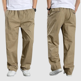 Conrad - Elastische Taille Gerade Herren Cargo-Hose – Khaki