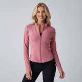 Nivya | Pilates Zip-Up Jacke – Rosa
