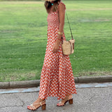 Sabrina - Boho Kleid mit Tribal-Print für frühlingshaften Stil – Niranja