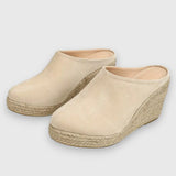 Sienna – Espadrille Keilabsatz Sandalen – Beige