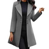 Elisia – Elegante & Warme Damenjacke – Grau