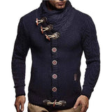 Bennett – Italienischer baumwollpullover für herren – Blau