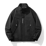 Kairu – wasserdichte, winddichte fleece-skijacke – Schwarz